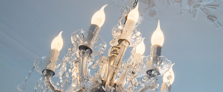 Ampoule led flamme blanche
