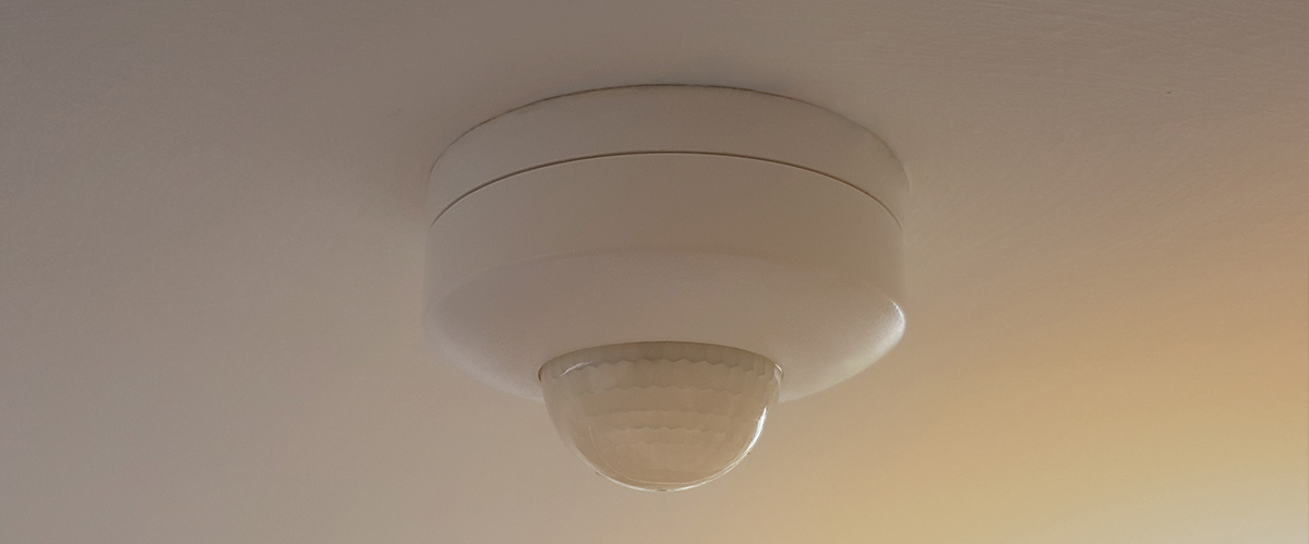 Détecteur de mouvement plafond avec led