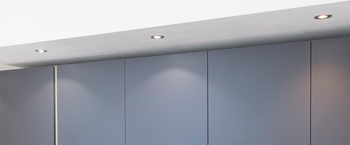 spot encastrable rond au plafond