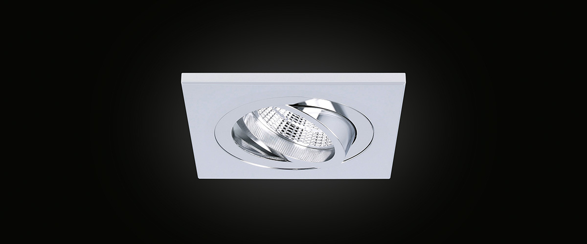 spot led encastrable inox brillant
