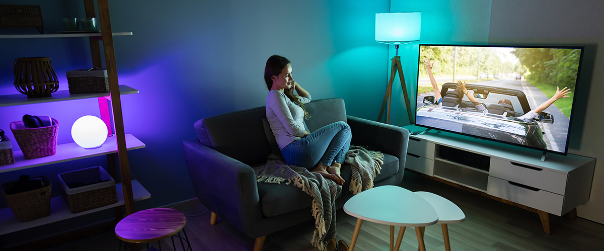 Éclairage connecté d'ambiance