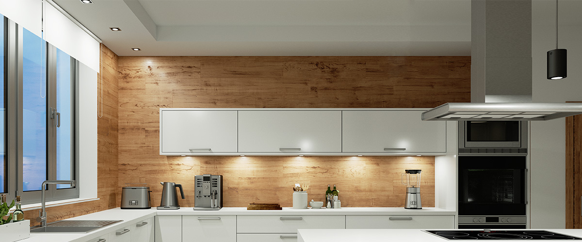 plafond avec spot encastrable carré