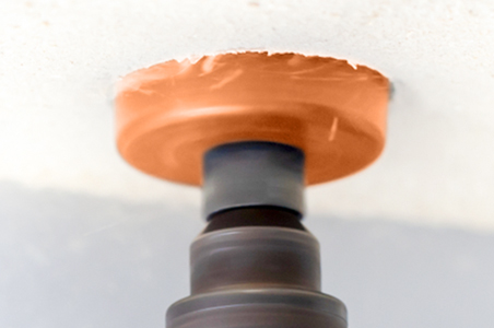 scie cloche plafond