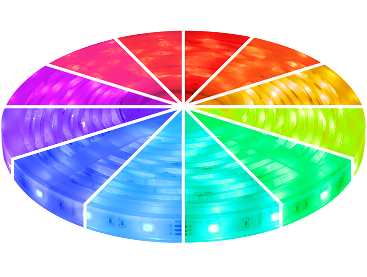 Ruban LED 5m 12V RGB IP68 150 SMD 5050 LEDS