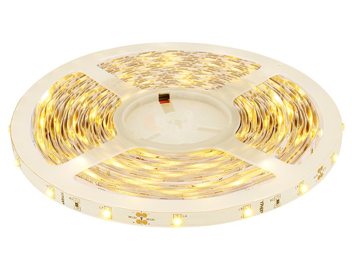 Ruban LED 5m 12V 3000K IP20 150 SMD 3528 LEDS