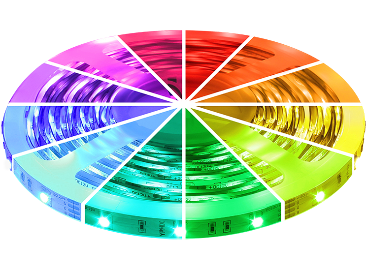 Ruban LED 5m 12V RGB IP20 150 SMD 3528 LEDS