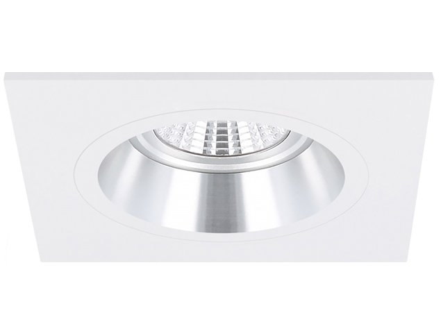 Spot encastrable Milano carré blanc profond