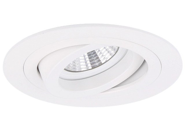 Spot encastrable Modena rond blanc orientable
