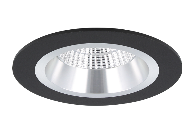 Spot encastrable Bolzano rond noir profond