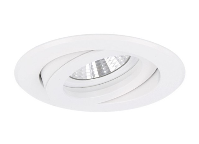 Spot encastrable Verona rond blanc orientable avec ressorts