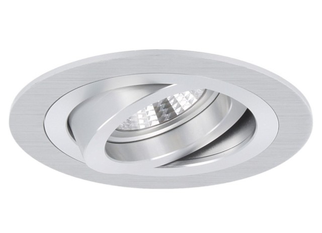 Spot encastrable Modena rond aluminium orientable avec ressorts