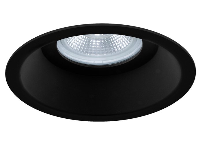 Spot encastrable Arezzo rond noir profond