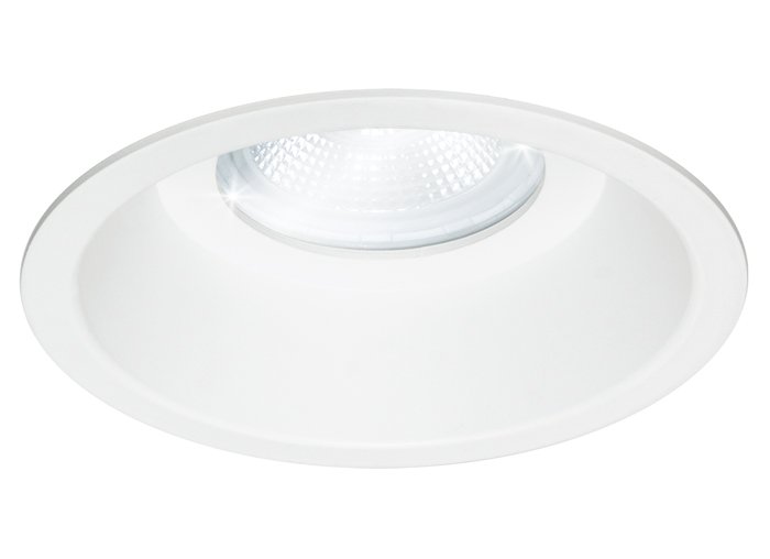 Spot encastrable Arezzo rond blanc IP54 profond