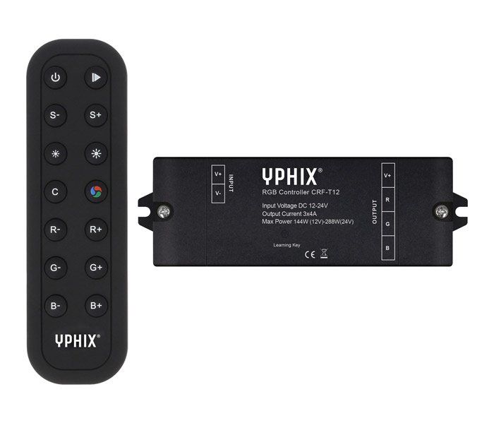 Contrôleur RGB CRF-T12 Télécommande RF incluse