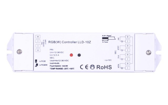 Contrôleur Ruban LED RGB(W) LLD 10 zones