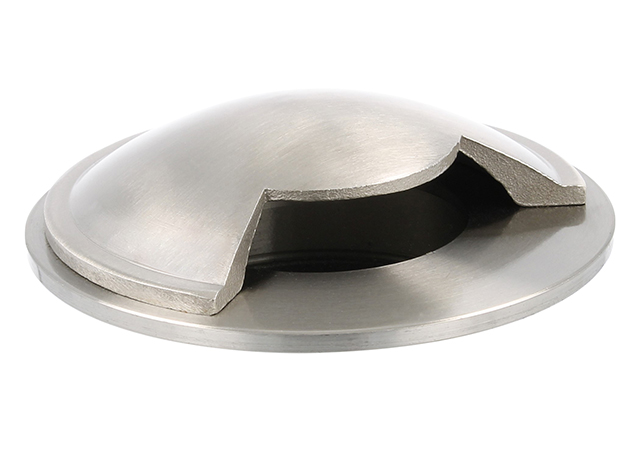 Spot au sol Luna 1 GU10 inox IP67 rond