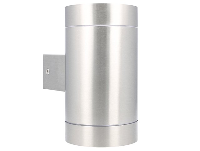 Applique murale Fides up and down inox GX53