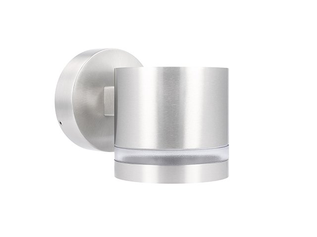 Applique murale Lavella down inox GX53