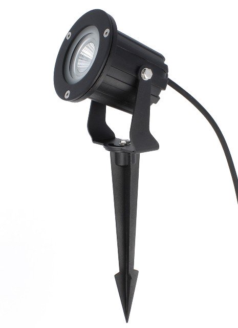 Spot piquet Mira noir GU10