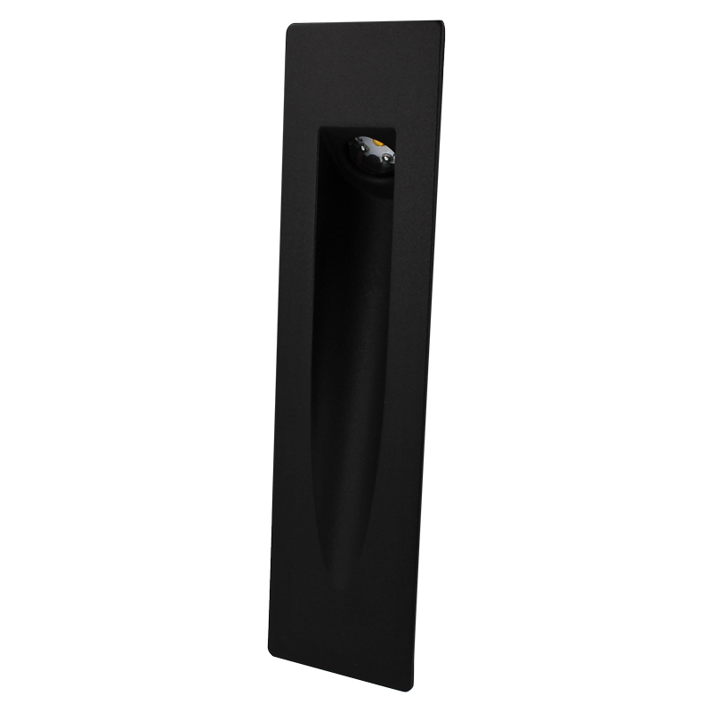 LED wandlamp Mala zwart 3W 3000K IP54