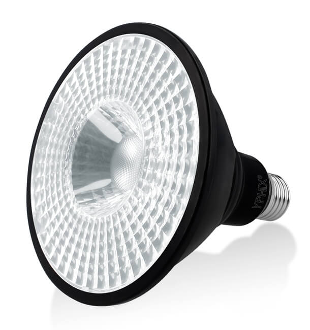 Ampoule LED E27 Pollux Par 38 17W 3000K dimmable noir