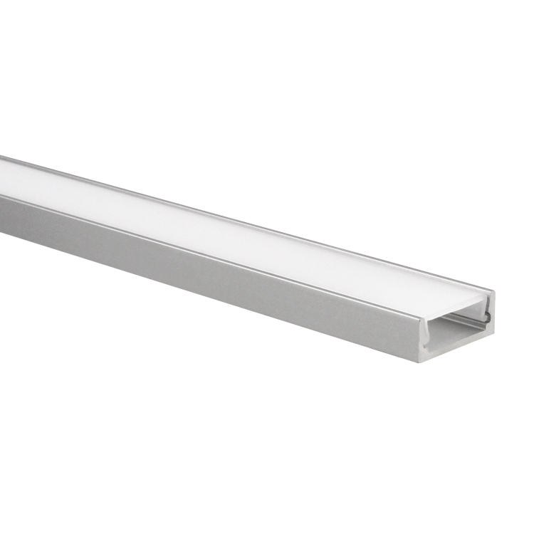 Profilé ruban LED Felita aluminium extra plat 1m avec couvercle opaque