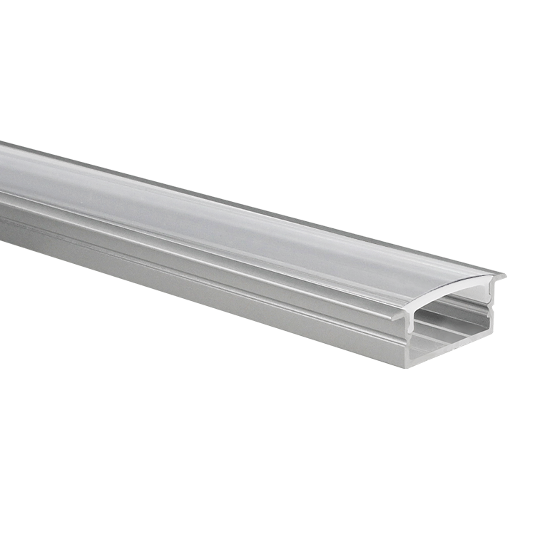 Profilé ruban LED Marconia aluminium large 5m (2 x 2,5m) avec couvercle transparent