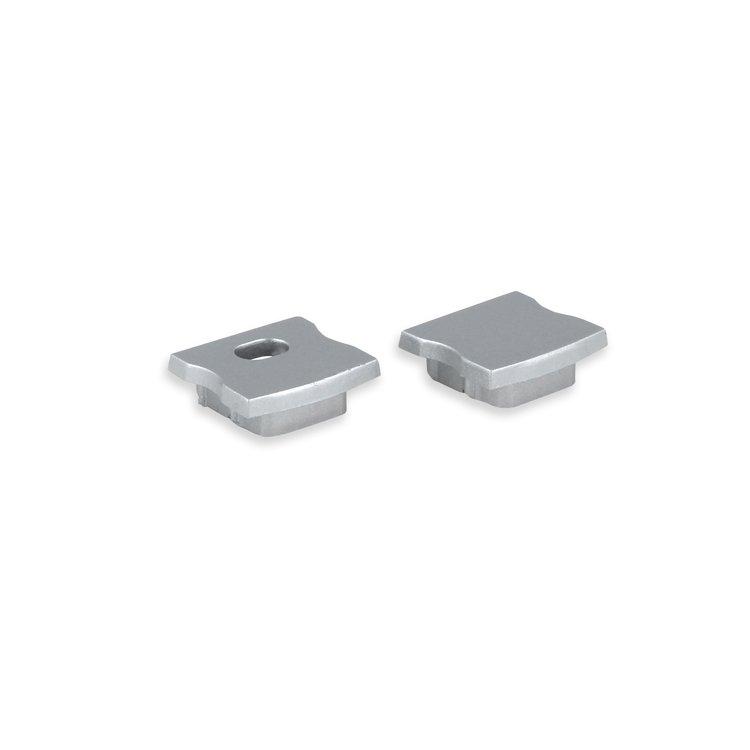 Embouts gris pour Profilé ruban LED Potenza haut