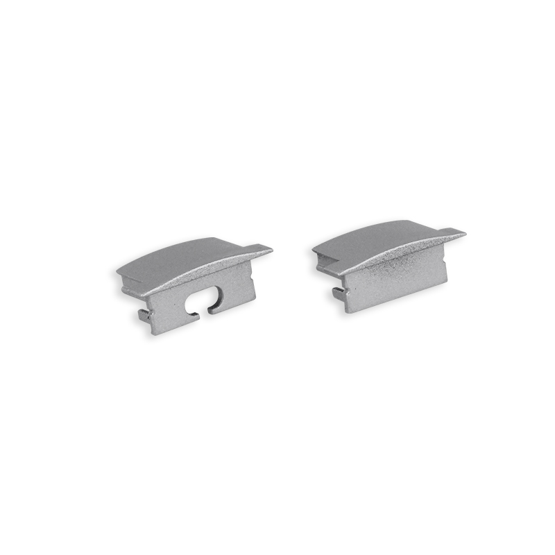 Embouts gris pour Profilé ruban LED Marconia