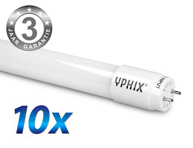 Tube LED T8 150cm Profit Pack de 10 22W 4000K verre