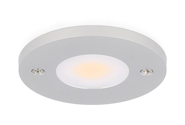 Éclairage meuble spot Livo saillie 3W 2700K aluminium dimmable 12V DC