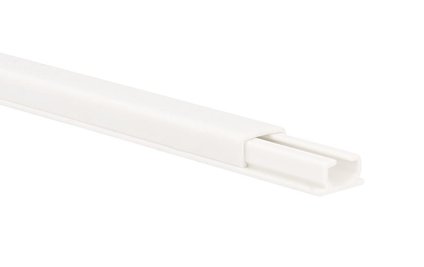 Éclairage meuble gaine de câble 2 x 50cm saillie blanc incl 3M tape