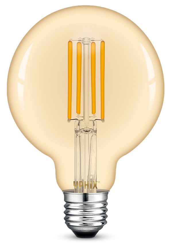 Ampoule LED filament E27 Atlas G95 7W 2200K dimmable ambré