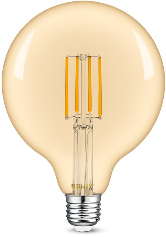 Ampoule LED filament E27 Atlas G125 7W 2200K dimmable ambré