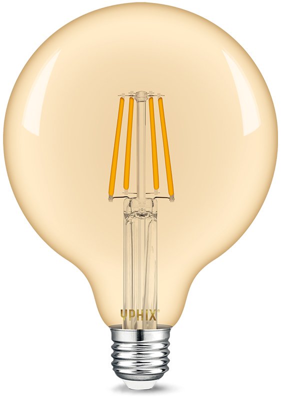 Ampoule LED filament E27 Atlas G125 4,5W 2200K dimmable ambré