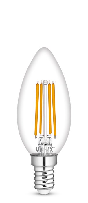 Ampoule LED E14 flamme B35 Filament Atlas 4,5W 2700K dimmable