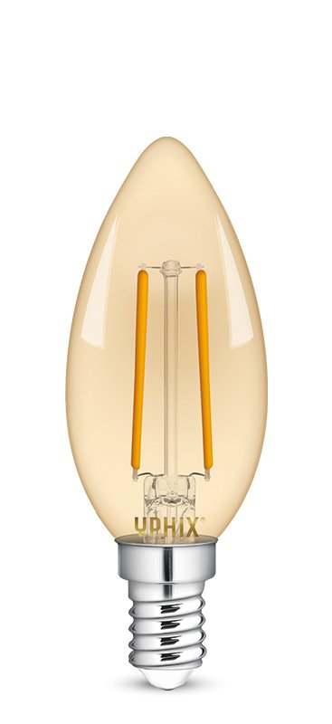 Ampoule LED E14 flamme Filament Polaris 2,5W 2200K