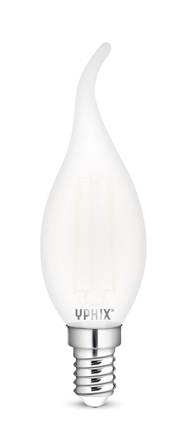 Ampoule LED E14 flamme BA35 Filament Polaris 2,5W 2700K