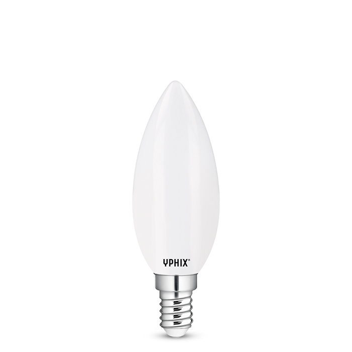 Ampoule LED E14 flamme Atlas opaque B35 5W 2700K