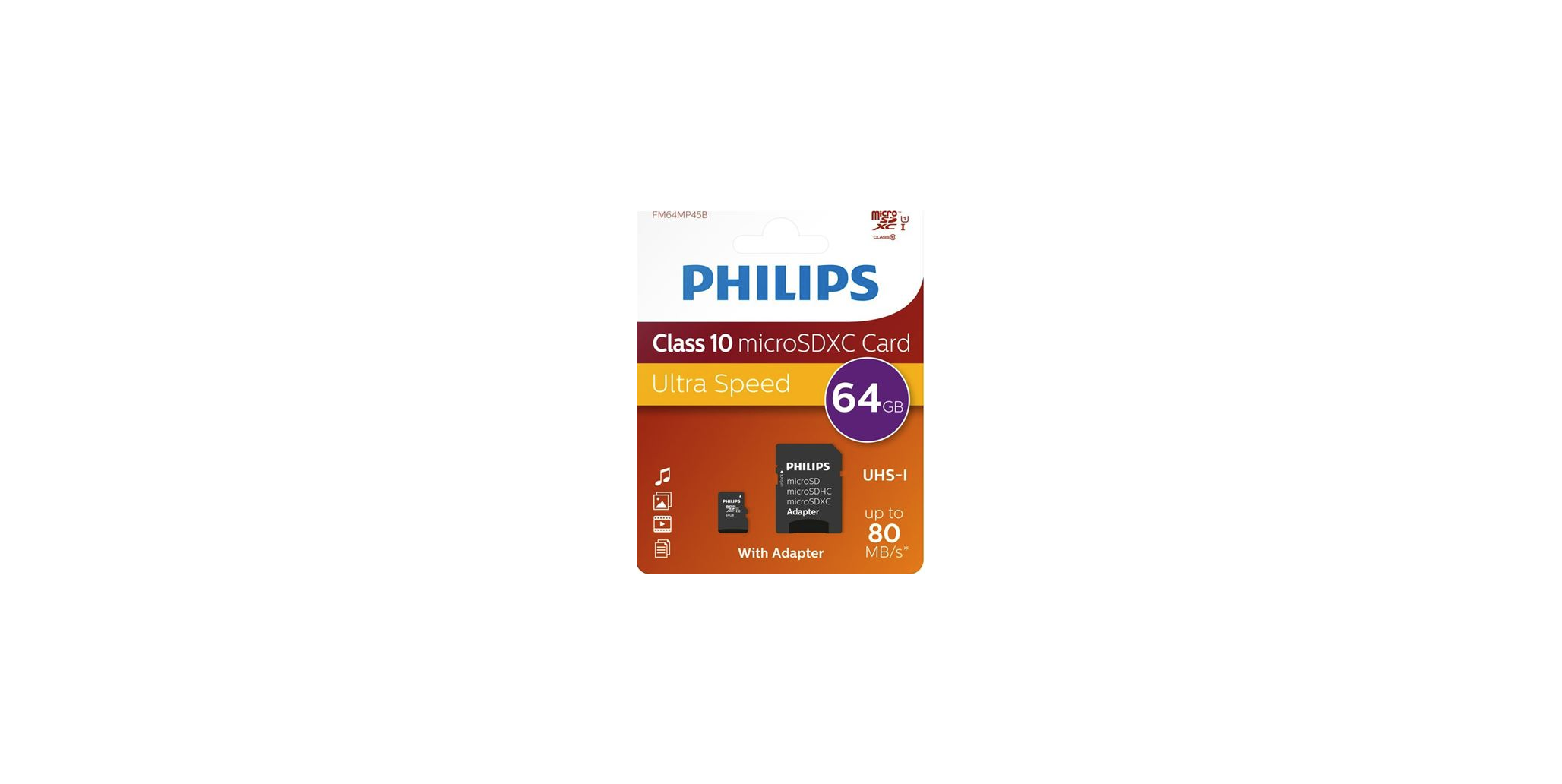 Carte SD Philips 64GB