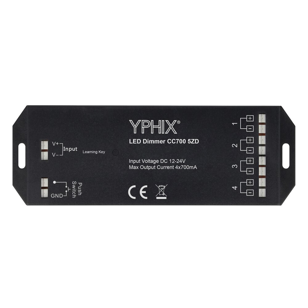 Yphix Spot LED Alba encastrable carré 3 W 2700K aluminium IP65 dimmable  inclinable