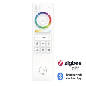 Télécommande LED Connectée Tint Blanche | Zigbee 3.0 | Bluetooth | Pour Éclairage Connecté
