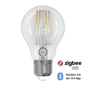 Ampoule LED Filament Connectée Tint E27 7W Blanc Réglable | Zigbee 3.0 & Bluetooth | Dimmable | 1800K-6500K