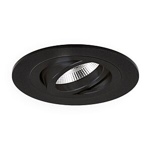 Spot encastrable Venezia 35mm rond noir orientable