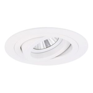 Spot encastrable Modena rond blanc orientable avec ressorts