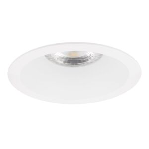 Spot encastrable Bolzano rond blanc profond avec ressorts de serrage