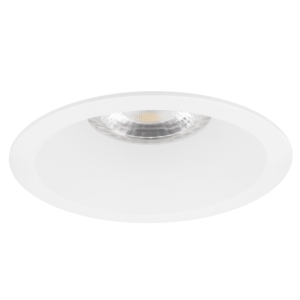 Spot encastrable Bolzano rond blanc profond avec ressorts de serrage
