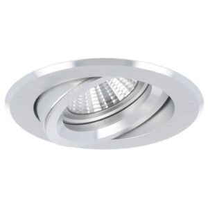 Spot encastrable Verona rond aluminium orientable avec ressorts