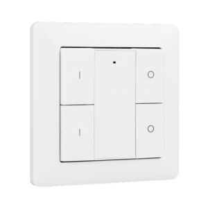 Commande murale sans fil Zigbee 2 zones