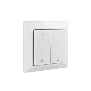 Commande murale sans fil Zigbee 2 zones cinétique